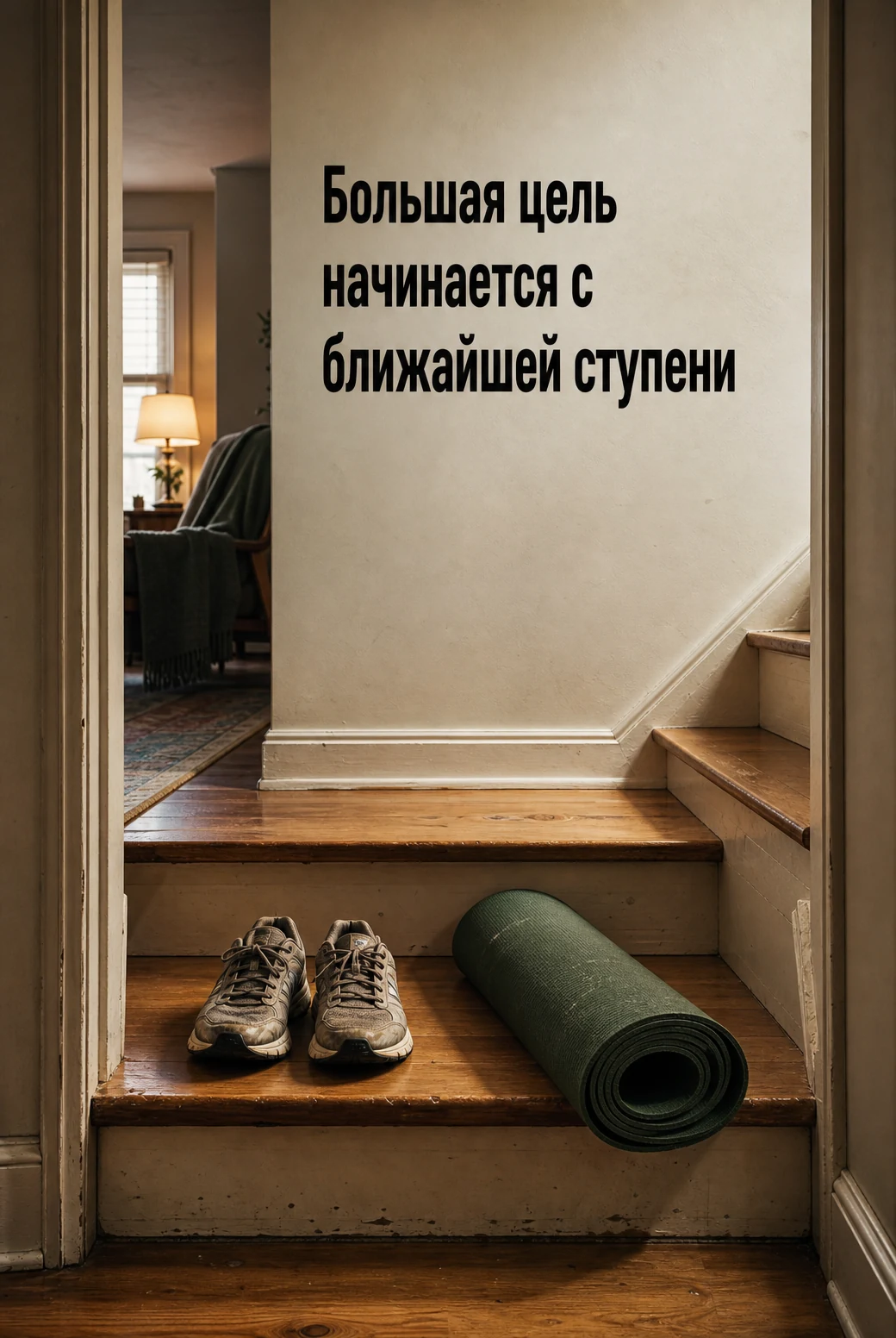 Большая фитнес-цель начинается со следующего нормального шага