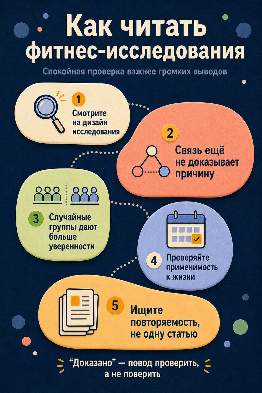 Как не строить тренировочный план по фразе «учёные доказали»