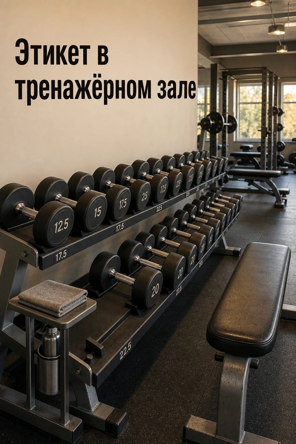 Этикет в тренажёрном зале: чтобы тренировка не стала квестом