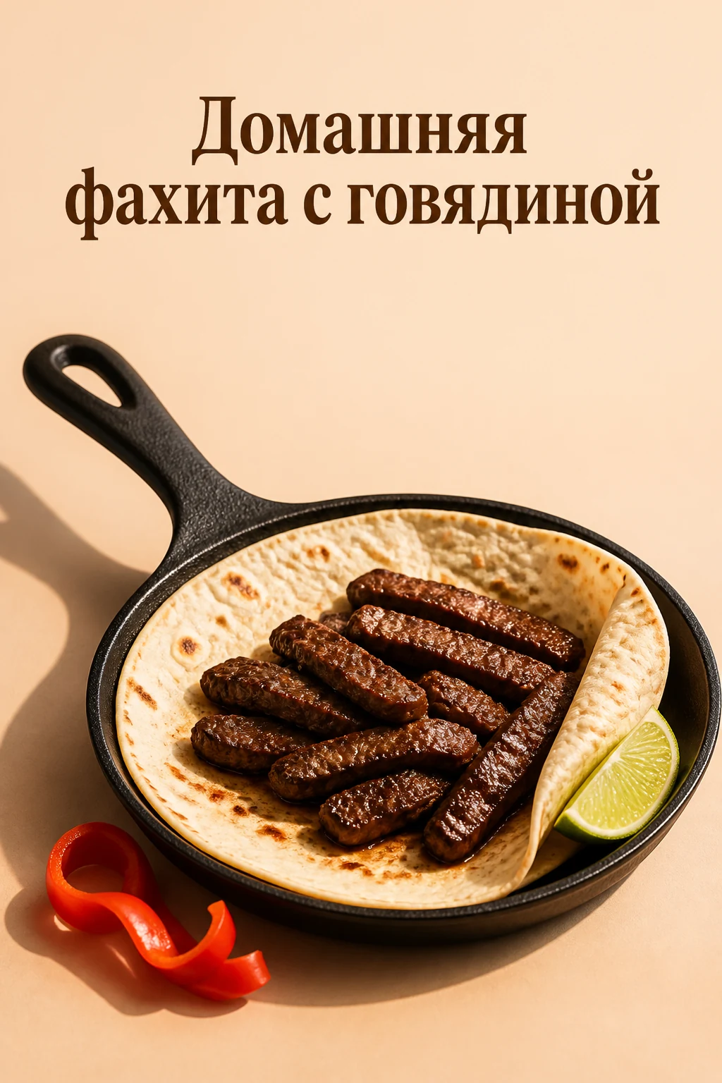 Фахита дома: сытный ужин без деления еды на «правильную» и «запрещённую»